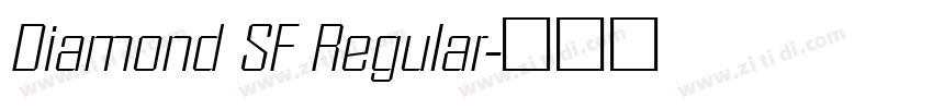 Diamond SF Regular字体转换
